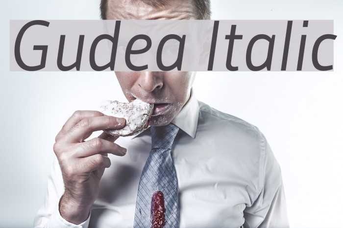 Gudea Italic Font examples