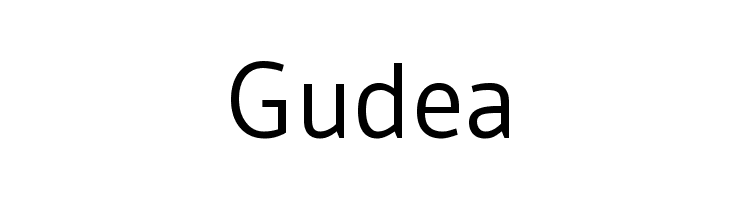 Gudea Font