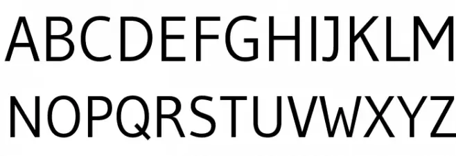 Gudea Schriftart Groß