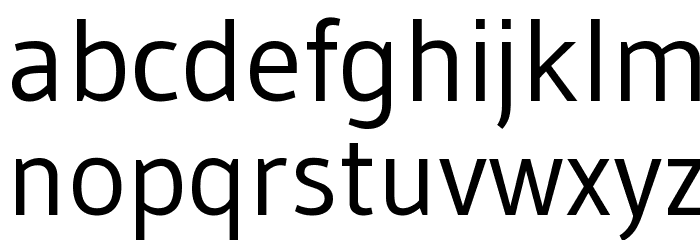 Gudea Font LOWERCASE