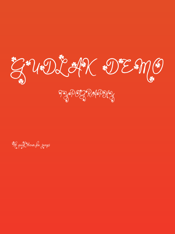 Gudlak Demo Poster