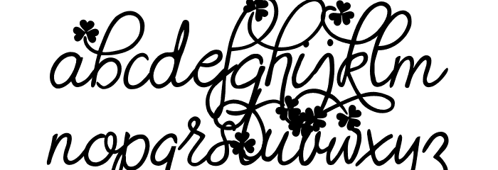 Gudlak Demo Font LOWERCASE