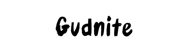 Gudnite  Frei Schriftart Herunterladen