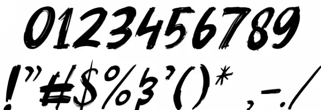 Gudnite Font OTHER CHARS