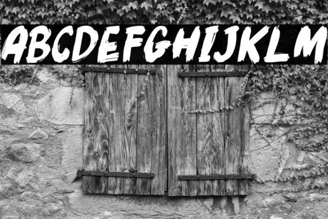 Gudnite Font examples