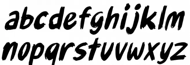 Gudnite Caratteri MINUSCOLO