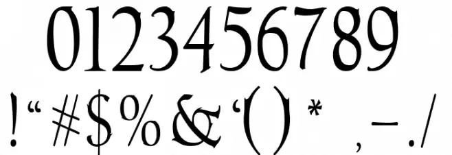 Gudvayne Regular Font OTHER CHARS