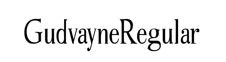 Gudvayne Regular  Descarca Fonturi Gratis