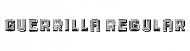 Guerrilla Regular  Fuentes Gratis Descargar