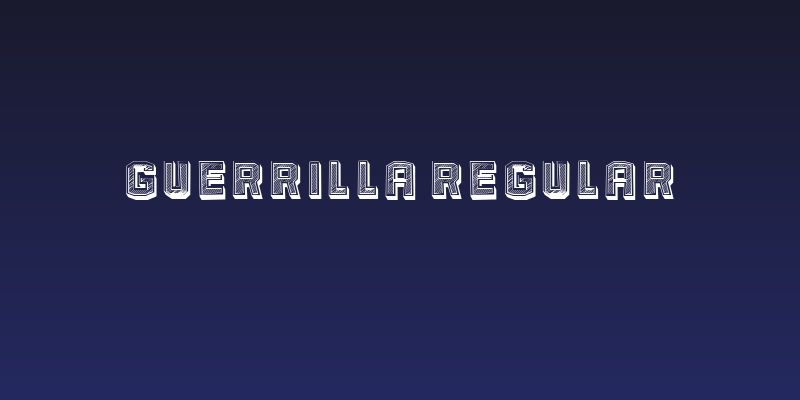 Guerrilla Regular Social Header