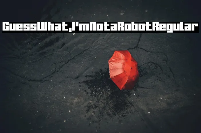 Guess What, I'm Not a Robot Regular Example 2