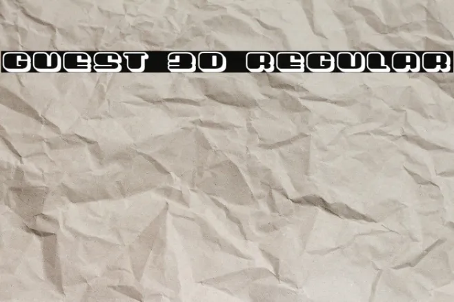 Guest 3D Regular Example 1