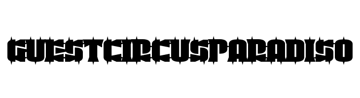 Guest Circus Paradiso  font caratteri gratis