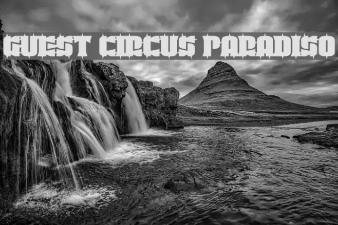 Guest Circus Paradiso Font examples