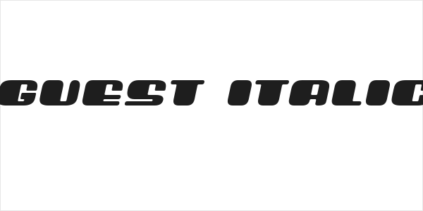 Guest Italic Logo
