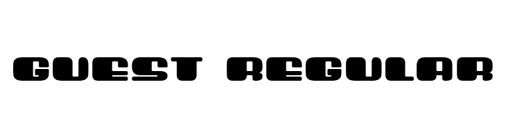 Guest Regular  Free Fonts Download