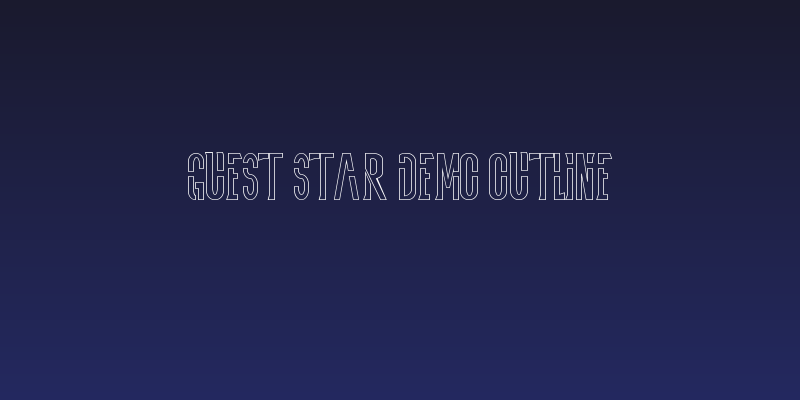 Guest Star Demo Outline Social Header