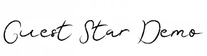 Guest Star Demo  Descarca Fonturi Gratis