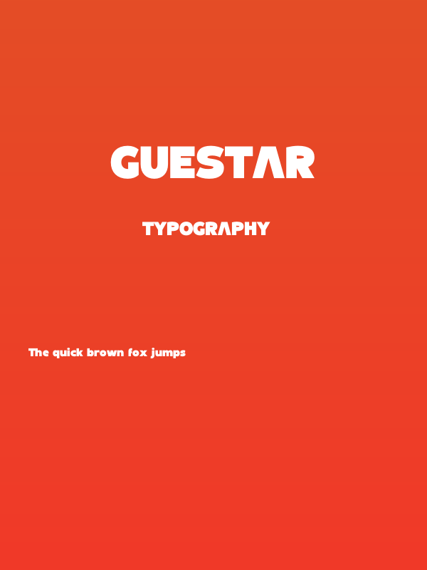 Guestar Poster