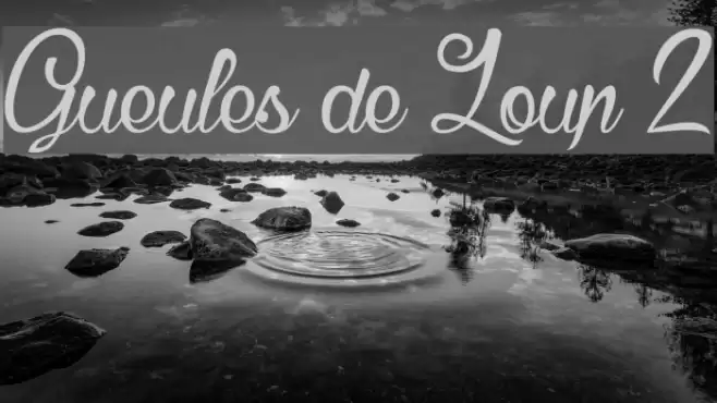 Gueules de Loup 2 Font examples