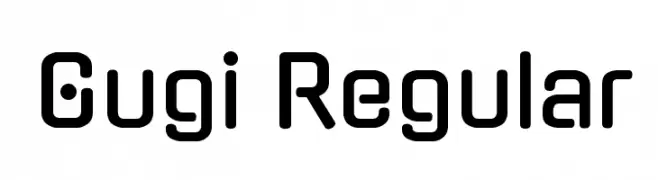 Gugi Regular 