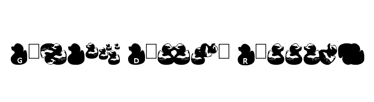 Gugli Ducky Rubber Font
