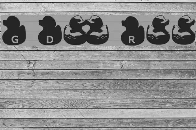 Gugli Ducky Rubber Font examples