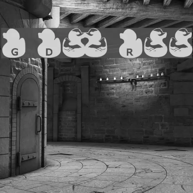 Gugli Ducky Rubber Font examples