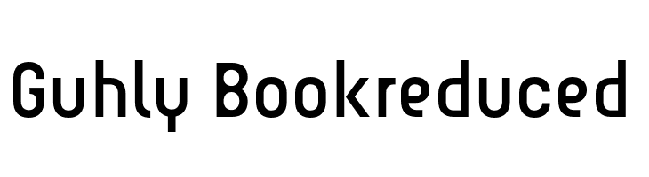 Guhly-Bookreduced  Descarca Fonturi Gratis