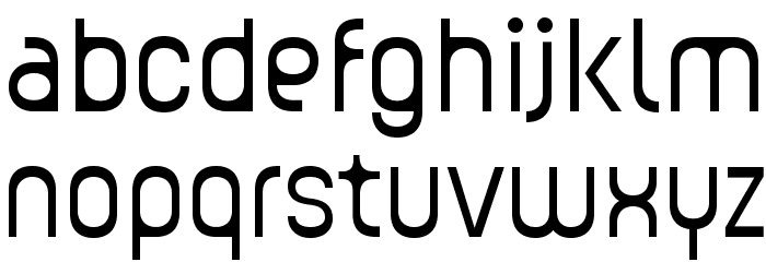 Guhly-Lightreduced Font LOWERCASE