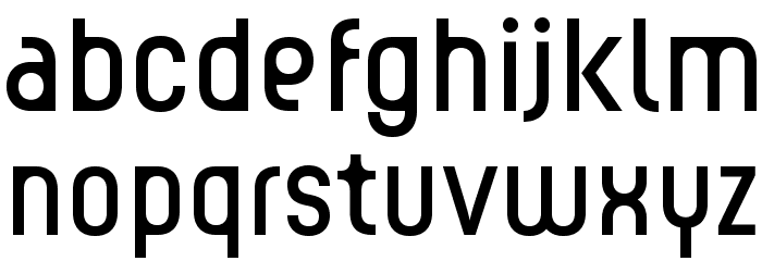 Guhly-Regularreduced Font LOWERCASE