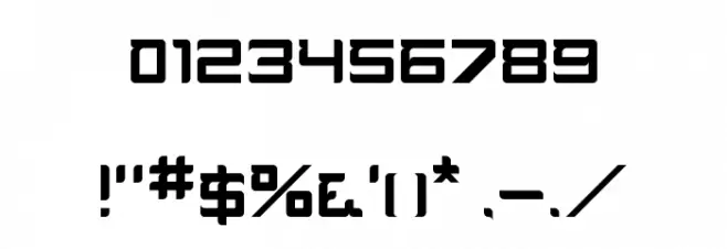 Guia Regular Font OTHER CHARS