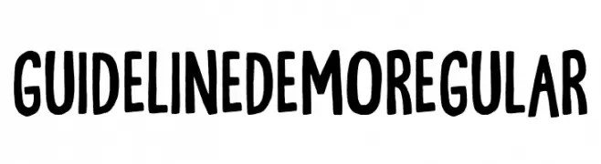 Guideline DEMO Regular  Fuentes Gratis Descargar