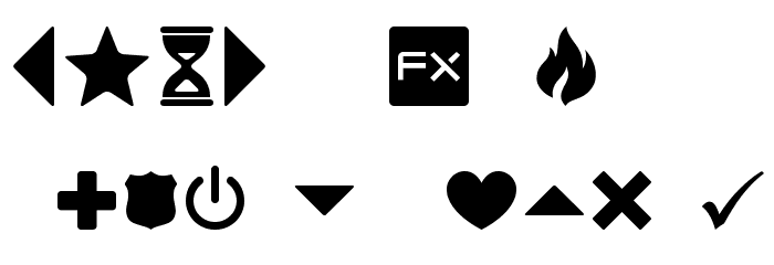 Guifx v2 Transports Font LOWERCASE
