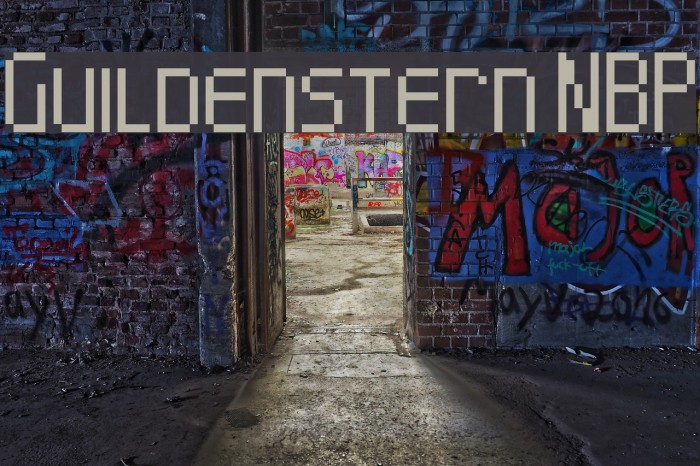 Guildenstern NBP Font examples