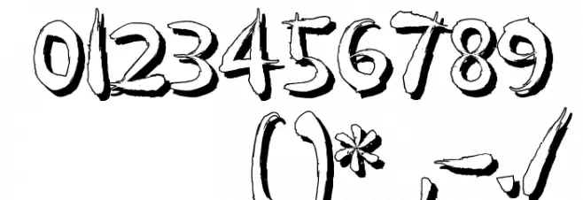 GuilinShadow Font OTHER CHARS