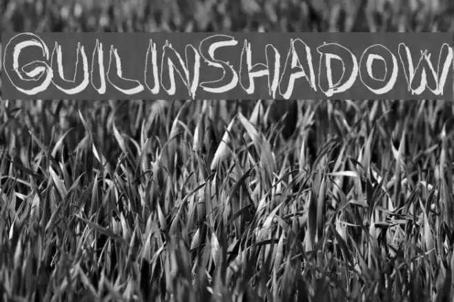 GuilinShadow Font examples
