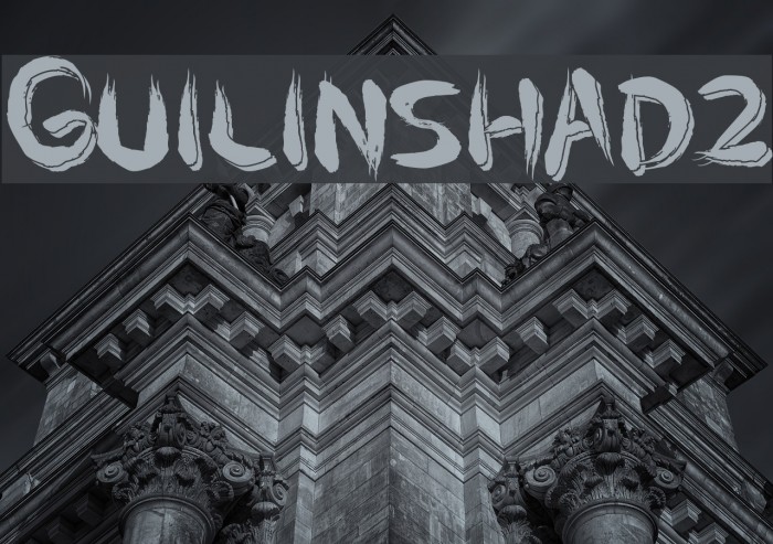 Guilinshad2 Font examples