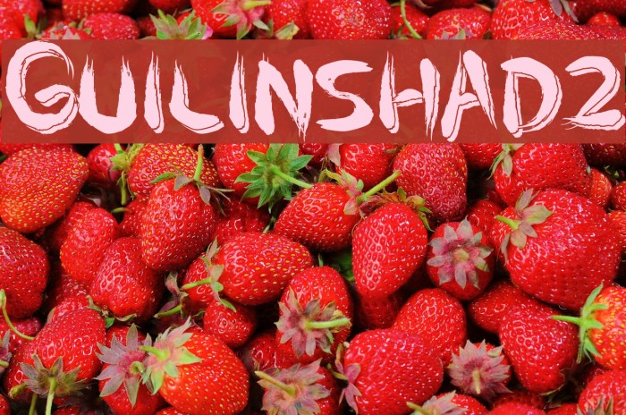 Guilinshad2 Font examples