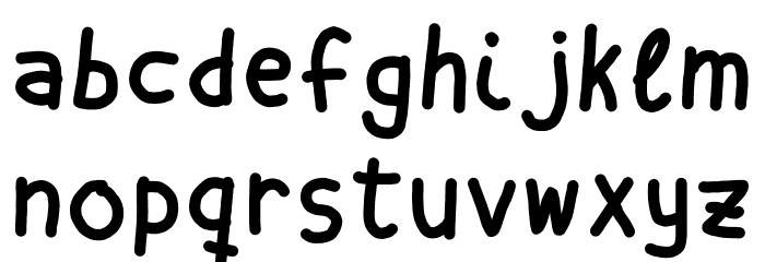 Guillermonkey Font LOWERCASE