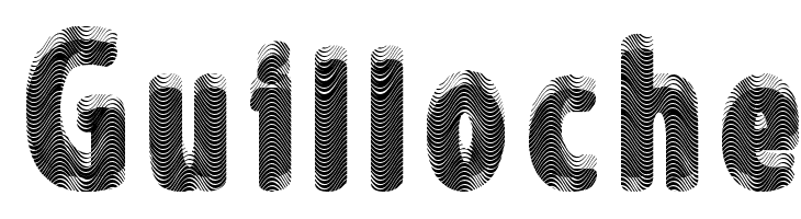 Guilloche  font caratteri gratis