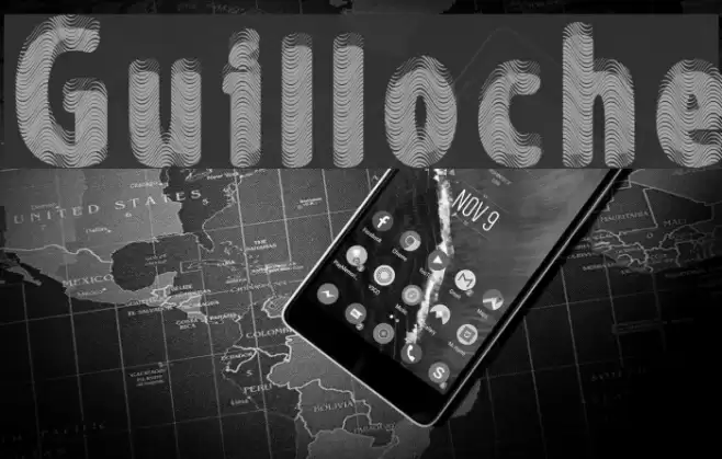 Guilloche Font examples