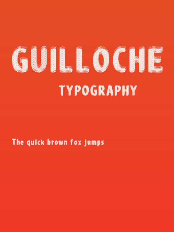 Guilloche Poster