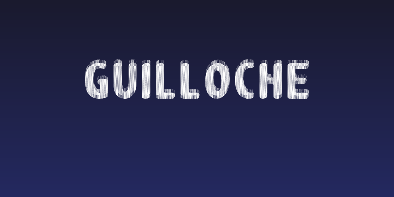 Guilloche Social Header