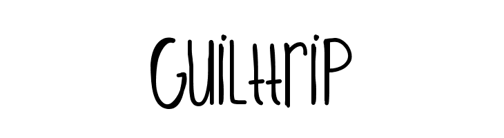 GuiltTrip  नि: शुल्क फ़ॉन्ट्स डाउनलोड