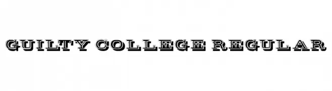 Guilty College Regular  Fuentes Gratis Descargar