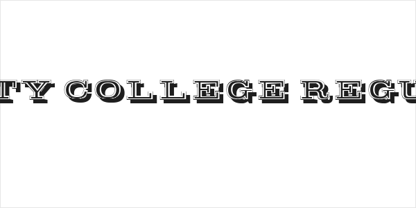 Guilty College Regular Logo
