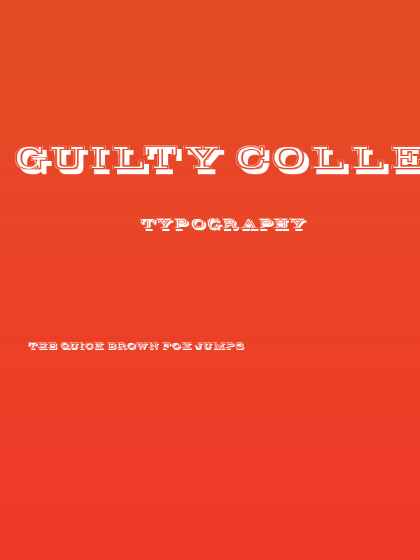 Guilty College Regular Poster