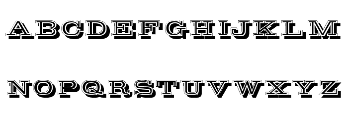 Guilty College Regular Font LOWERCASE