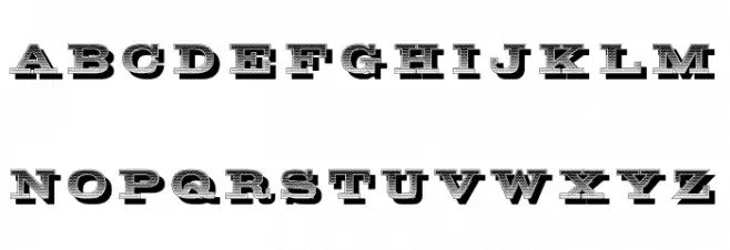 Guilty Gradient Regular फ़ॉन्ट अपरकेस